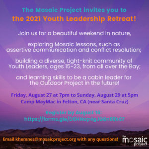 Flyer for Youth Leadership Retreat