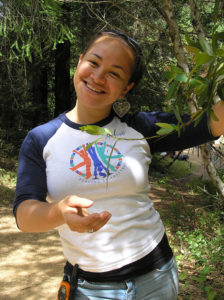 Katiana wearing Mosaic t-shirt